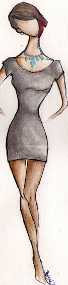 Fashion Designs: Black & Gray collection