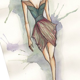 Fashion Designs: Red carpet Dress